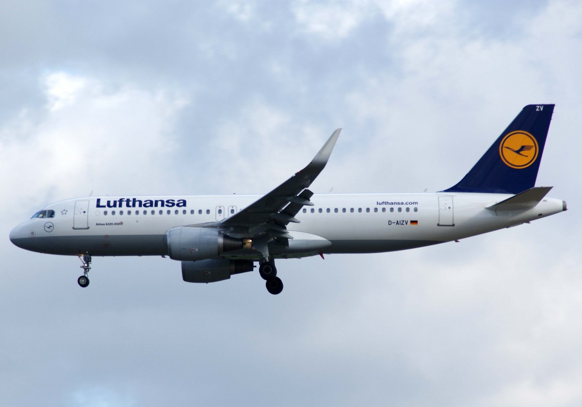 Lufthansa, D-AIZV  ohne , Airbus, A 320-200 sl, 18.04.2014, FRA-EDDF, Frankfurt, Germany