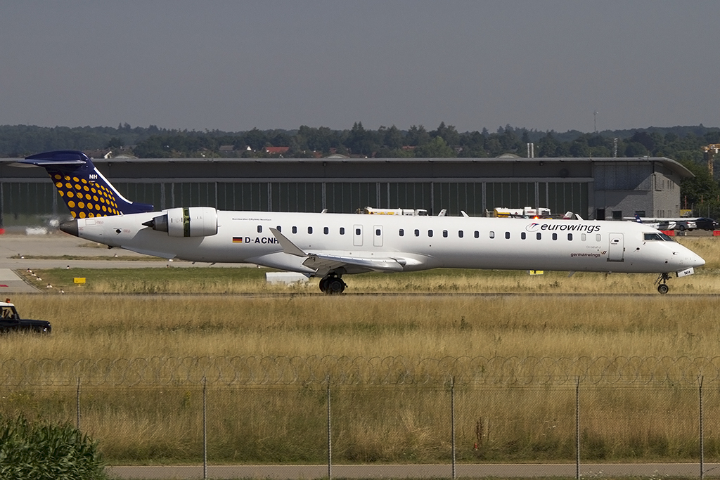 Lufthansa - Eurowings, D-ACNH, Bombardier, CRJ900LR, 24.07.2015, STR, Stuttgart, Germany 




