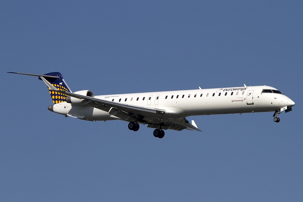 Lufthansa - (Eurowings) Germanwings, D-ACNE, Bombardier, CRJ-900, 03.09.2014, DUS, Duesseldorf, Germany 



