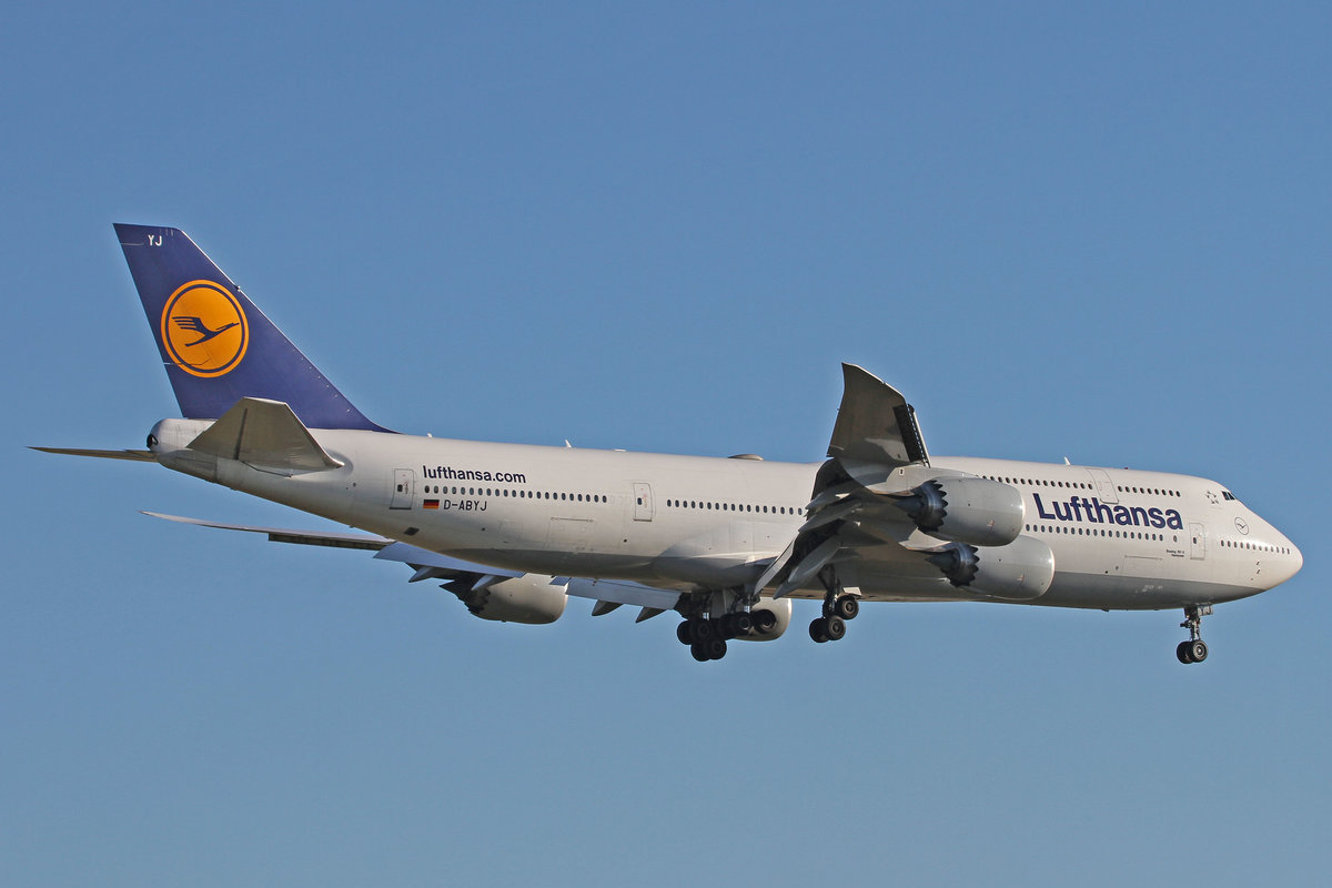 Lufthansa (LH-DLH), D-ABYJ  Hannover , Boeing, 747-830, 24.08.2016, FRA-EDDF, Frankfurt, Germany