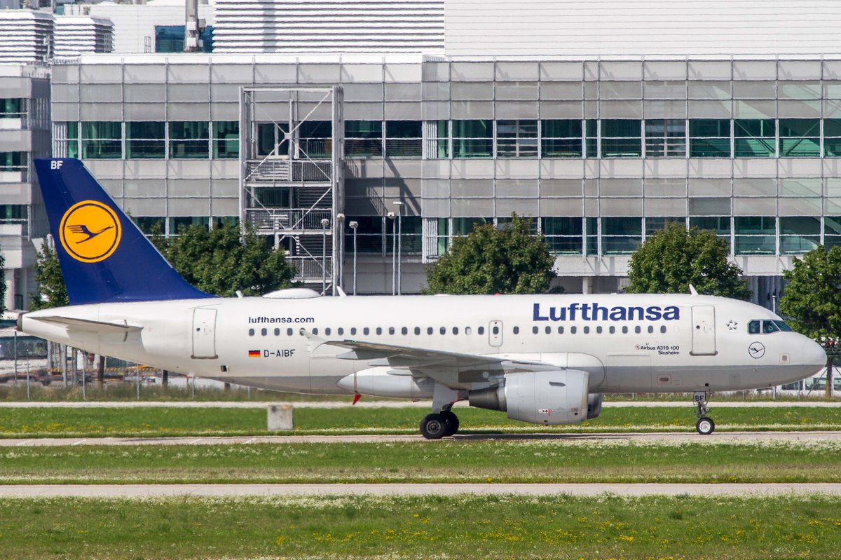 Lufthansa (LH-DLH), D-AIBF  Sinsheim , Airbus, A 319-112, 22.08.2017, MUC-EDDM, München, Germany 