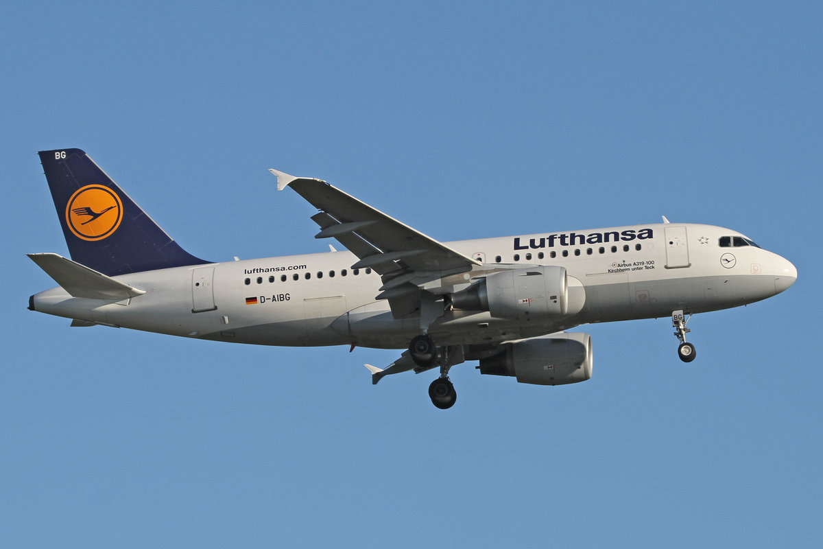 Lufthansa (LH-DLH), D-AIBG  Kirchheim unter Teck , Airbus, A 319-112, 24.08.2016, FRA-EDDF, Frankfurt, Germany