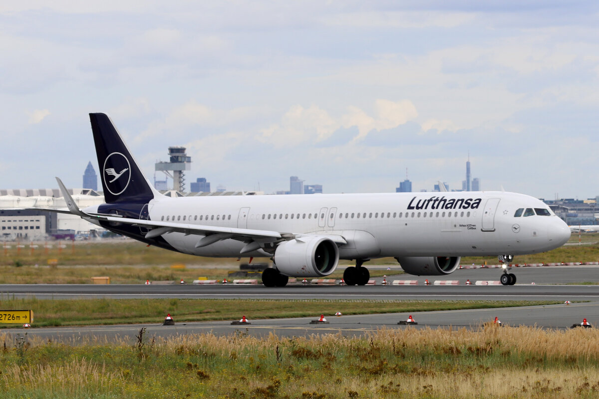 Lufthansa (LH-DLH), D-AIEC  Cottbus , Airbus, A 321-271NX sl / neue LH-Lkrg., 08.08.2021, EDDF-FRA, Frankfurt, Germany