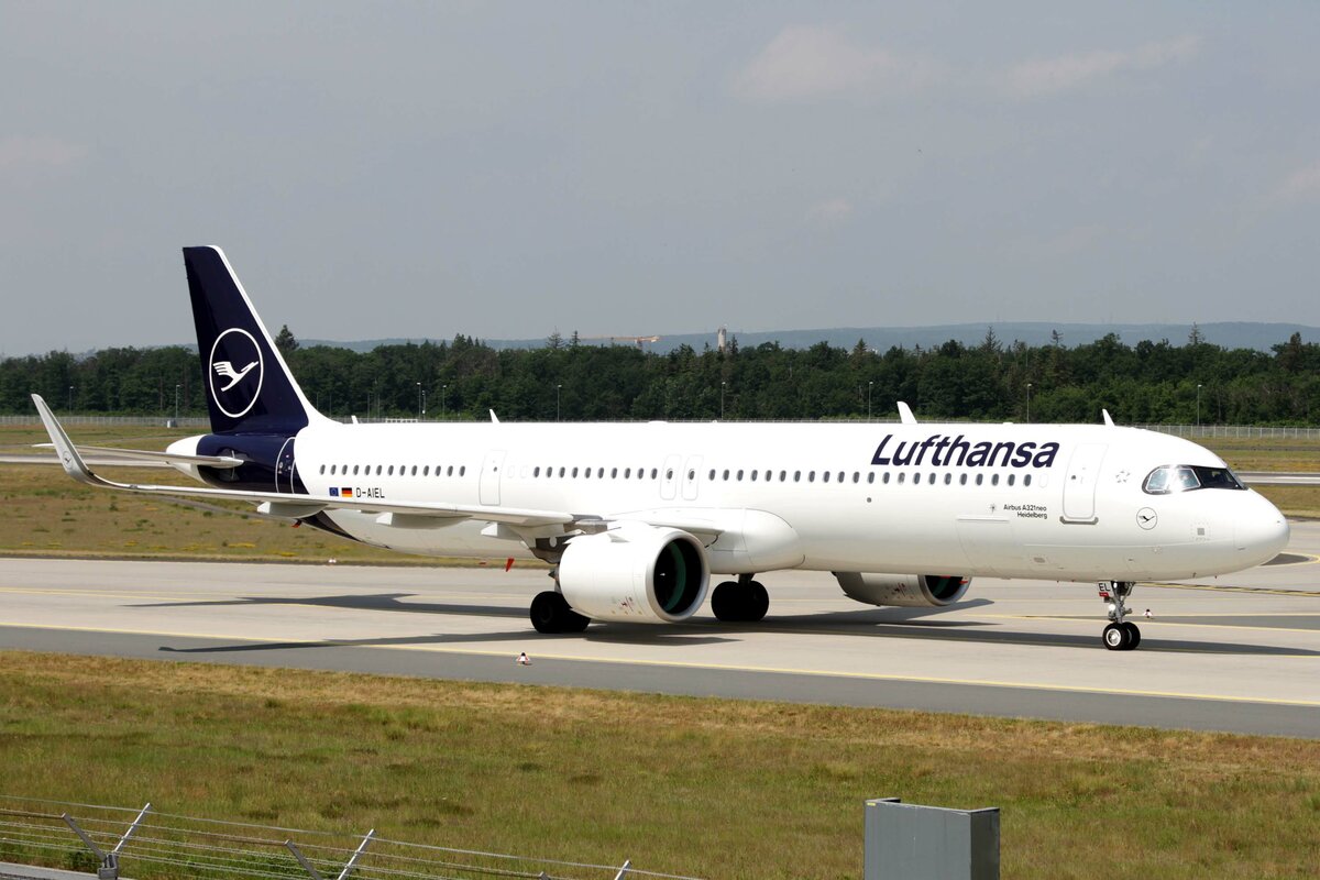 Lufthansa (LH-DLH), D-AIEL, Airbus, A 321-271NX sl  Heidelberg  ~ neue LH-Lkrg., 20.05.2022, EDDF-FRA, Frankfurt, Germany
