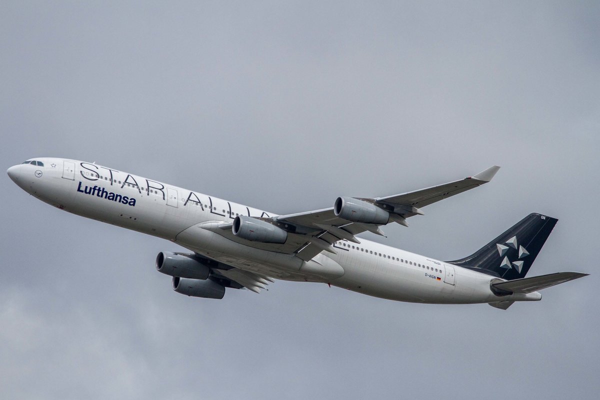 Lufthansa (LH-DLH), D-AIGN  Solingen , Airbus, A 340-3133X (SA-Lkrg.), 06.04.2017, FRA-EDDF, Frankfurt, Germany