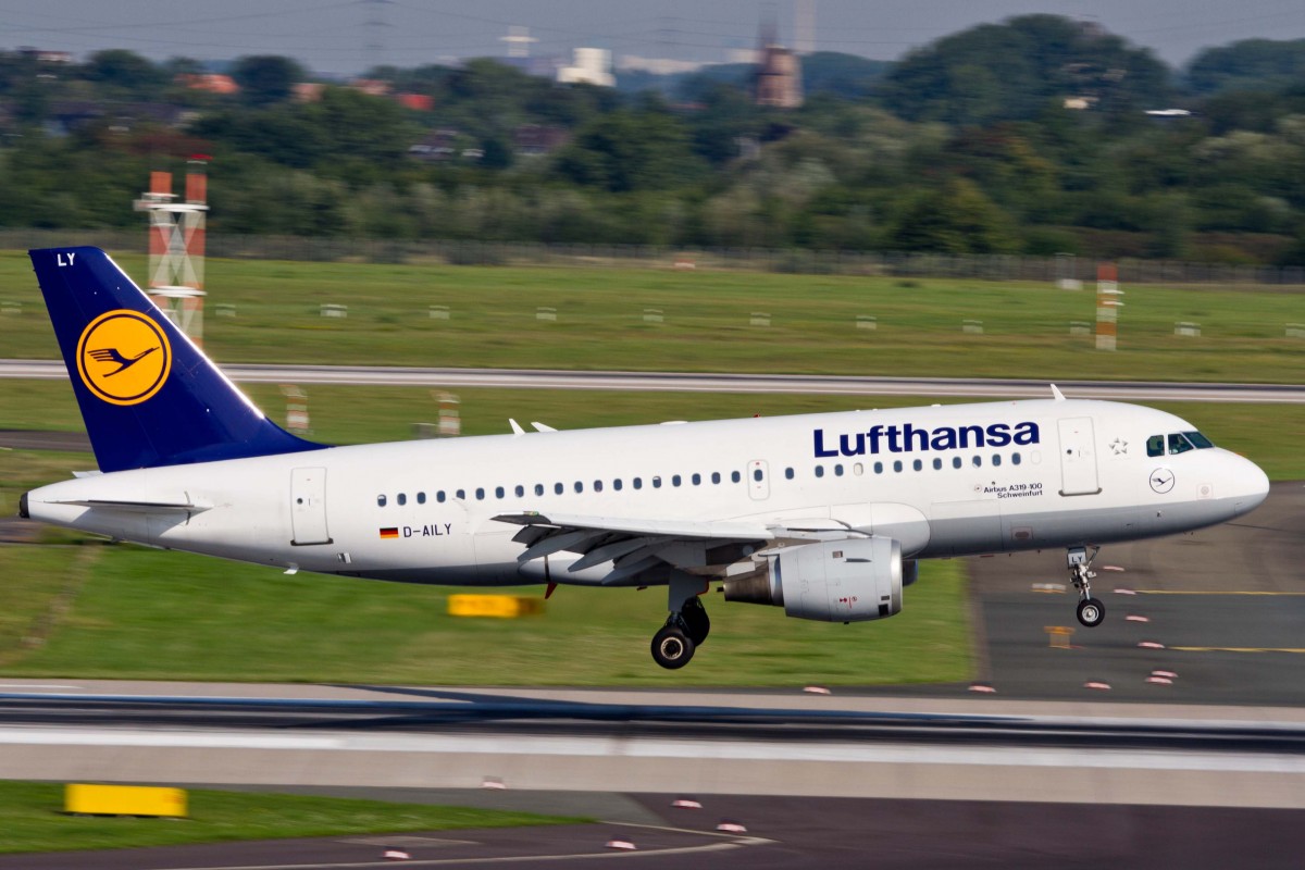 Lufthansa (LH-DLH), D-AILY  Schweinfurt , Airbus, A 319-114, 22.08.2015, DUS-EDDL, Düsseldorf, Germany