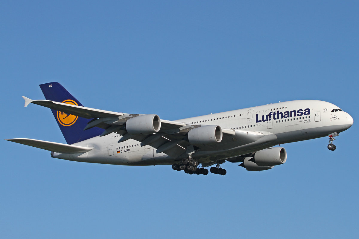 Lufthansa (LH-DLH), D-AIMD  Tokio , Airbus, A 380-841, 24.08.2016, FRA-EDDF, Frankfurt, Germany