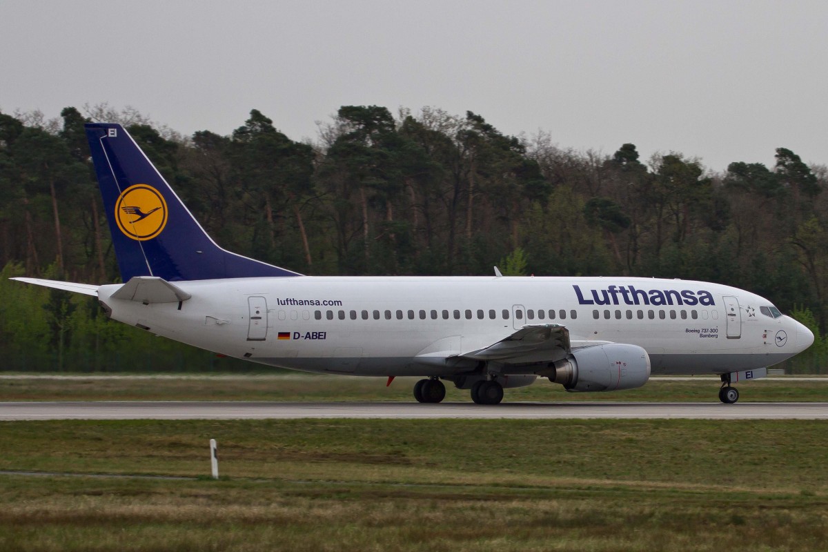 Lufthansa (LH/DLH), D-ABEI  Bamberg , Boeing, 737-330, 17.04.2015, FRA-EDDF, Frankfurt, Germany
