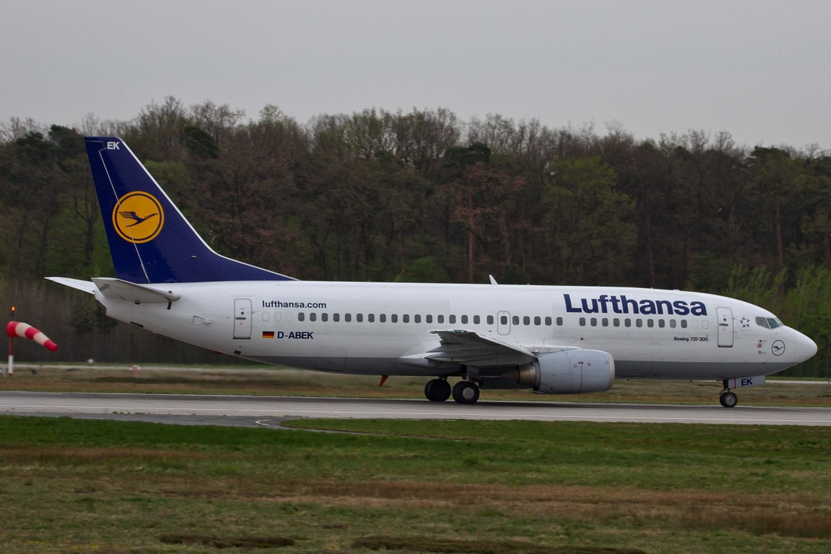 Lufthansa (LH/DLH), D-ABEK  ohne , Boeing, 737-330, 17.04.2015, FRA-EDDF, Frankfurt, Germany