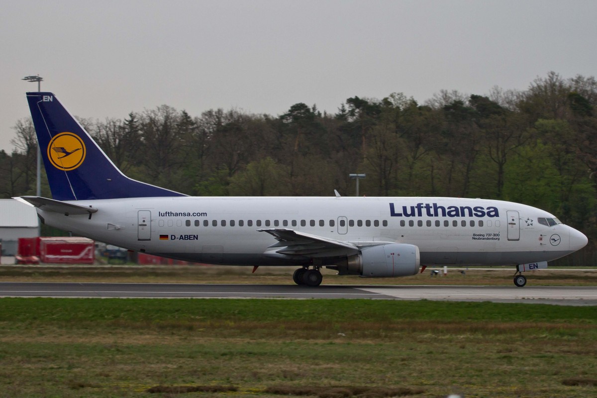 Lufthansa (LH/DLH), D-ABEN  Neubrandenburg , Boeing, 737-330, 17.04.2015, FRA-EDDF, Frankfurt, Germany