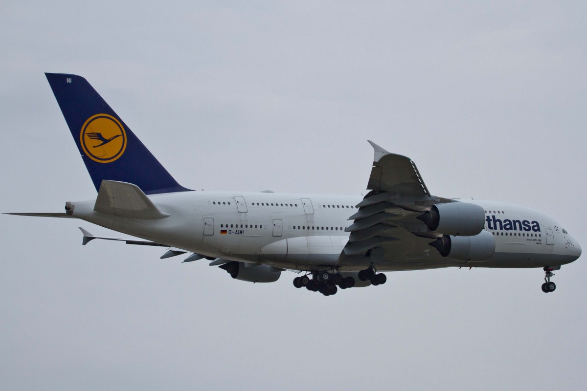 Lufthansa (LH/DLH), D-AIMI  Berlin , Airbus, A 380-841, 17.04.2015, FRA-EDDF, Frankfurt, Germany