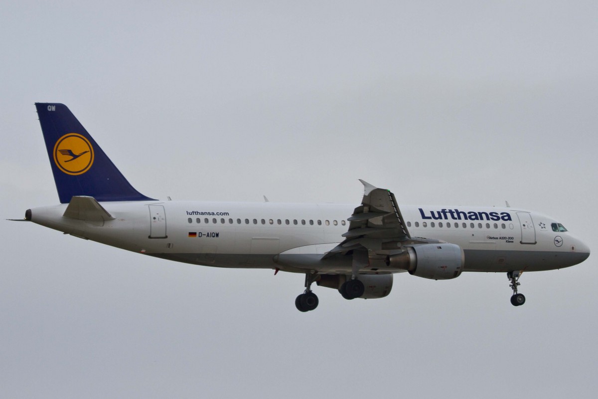 Lufthansa (LH/DLH), D-AIQW  Kleve , Airbus, A 320-211, 17.04.2015, FRA-EDDF, Frankfurt, Germany
