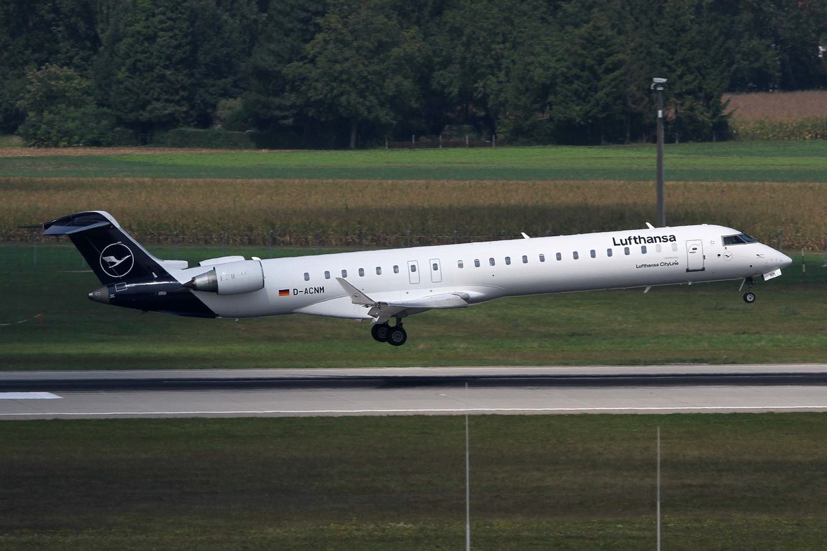Lufthansa Regional -CityLine-, D-ACNM, Bombardier (Canadair), CRJ-900 NG (CL-600-2D24), ~ neue CL-Lkrg., MUC-EDDM, München, 05.09.2018, Germany