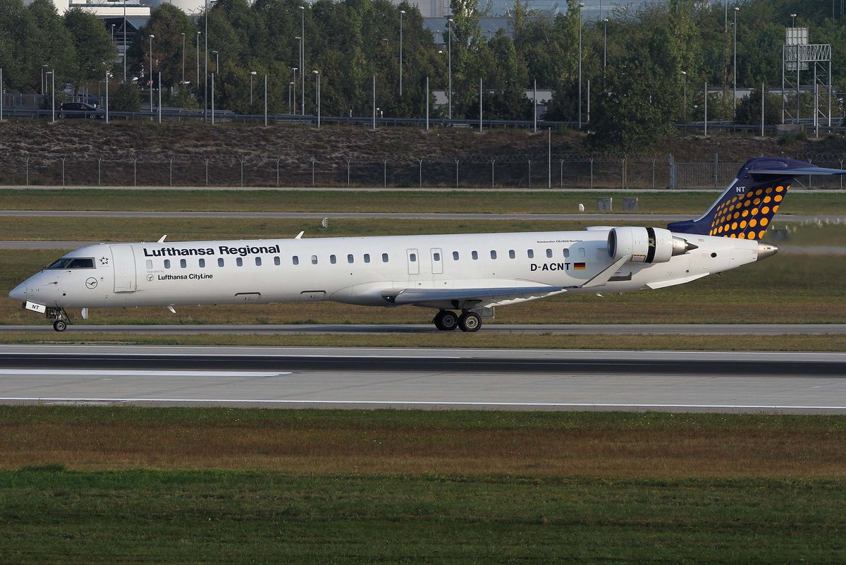 Lufthansa Regional -CityLine-, D-ACNT, Bombardier (Canadair), CRJ-900 NG (CL-600-2D24), MUC-EDDM, München, 20.08.2018, Germany