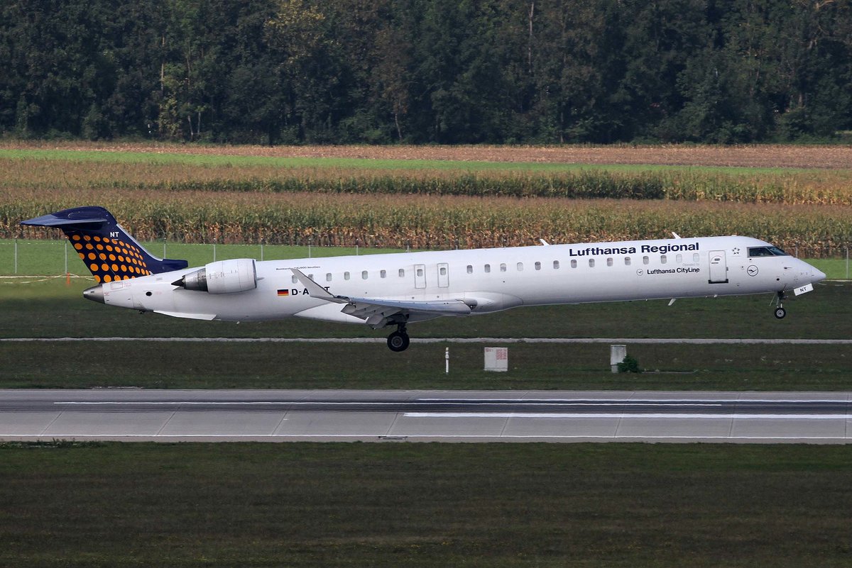 Lufthansa Regional -CityLine-, D-ACNT, Bombardier (Canadair), CRJ-900 NG (CL-600-2D24), MUC-EDDM, München, 05.09.2018, Germany