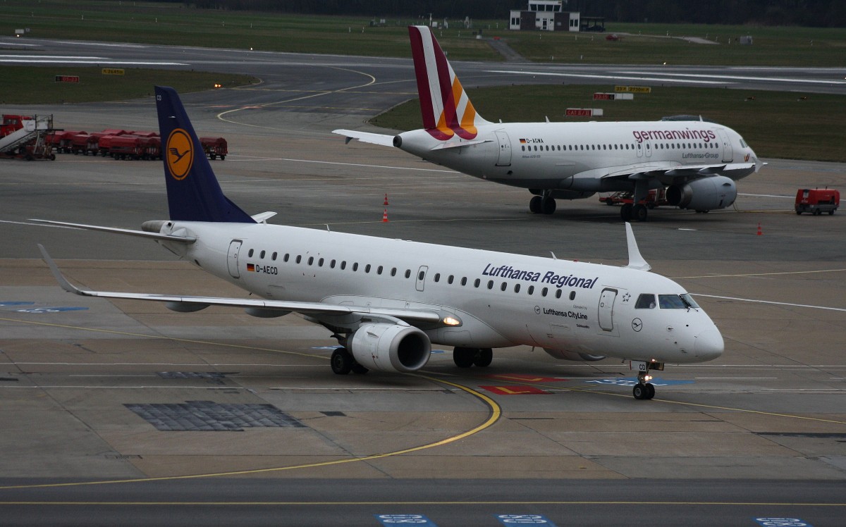 Lufthansa Regional CityLine , D-AECD,(c/n 19000337),Embraer ERJ -190-100LR,26.03.2015, HAM-EDDH, Hamburg, Germany 