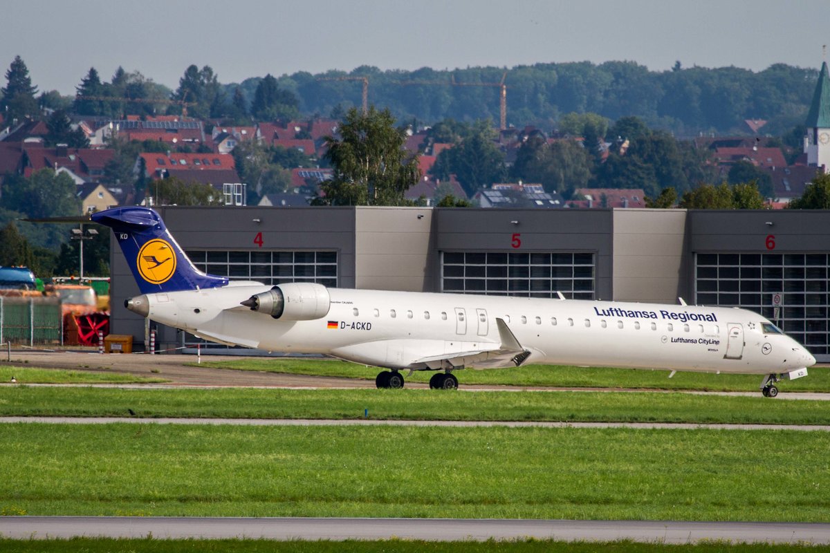 Lufthansa Regional -CityLine- (CH-CLH), D-ACKD  Wittlich , Bombardier (Canadair), CRJ-900 LR (CL-600-2D24), 05.09.2017, STR-EDDS, Stuttgart, Germany 