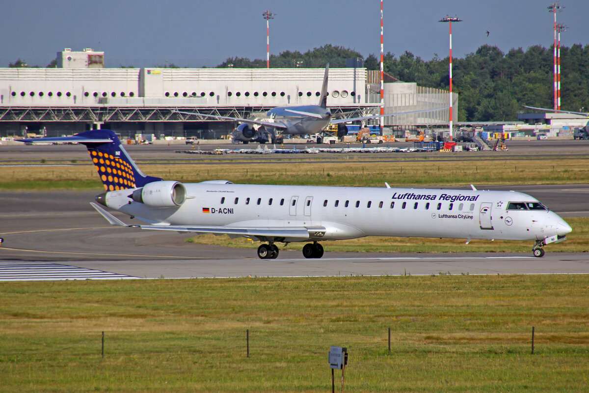 Lufthansa Regional CityLine, D-ACNI, Bombardier CRJ-900LR, msn: 15248, 02.Juli 2021, MXP Milano Malpensa, Italy.