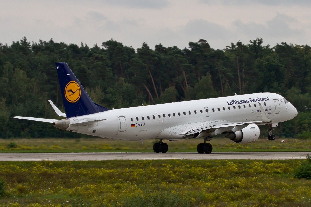 Lufthansa Regional (CityLine), D-AECI  Tauberbischofsheim , Embraer, 190 LR (Bug/Nose), 15.09.2014, FRA-EDDF, Frankfurt, Germany
