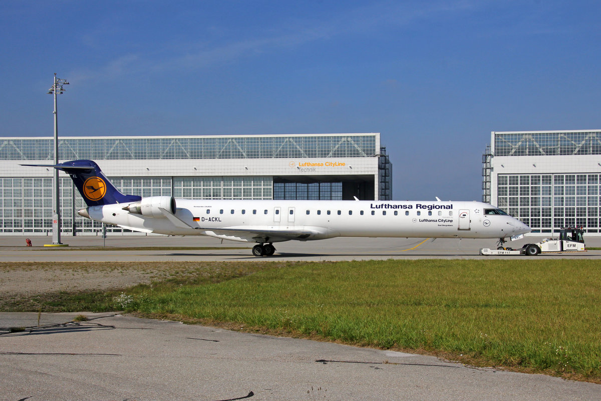 Lufthansa Regional, D-ACKL, Bombardier CRJ-900,  Bad Bergzabern , 24.September 2016, MUC Mnchen, Germany.