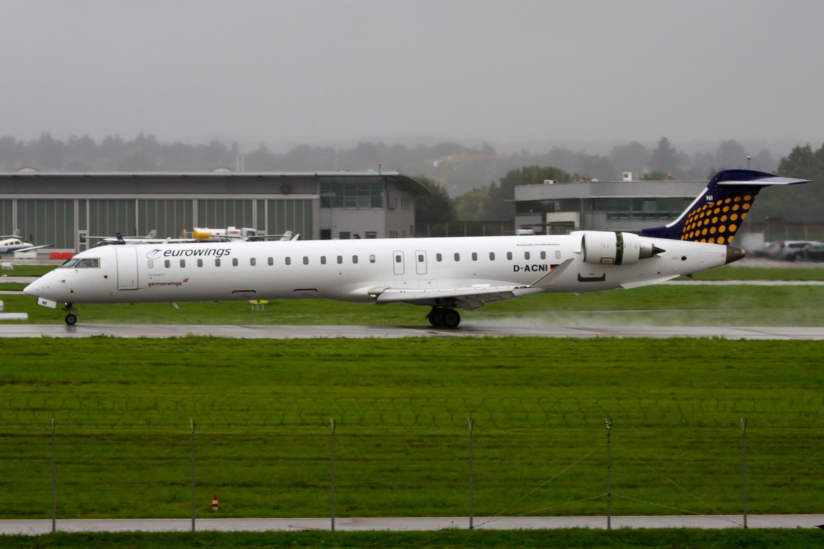 Lufthansa Regional (Eurowings), D-ACNI  Herzogenaurach , Bombardier, CRJ-900 NG (op. f. Germanwings-Sticker), 12.09.2014, STR-EDDS, Stuttgart, Germany 