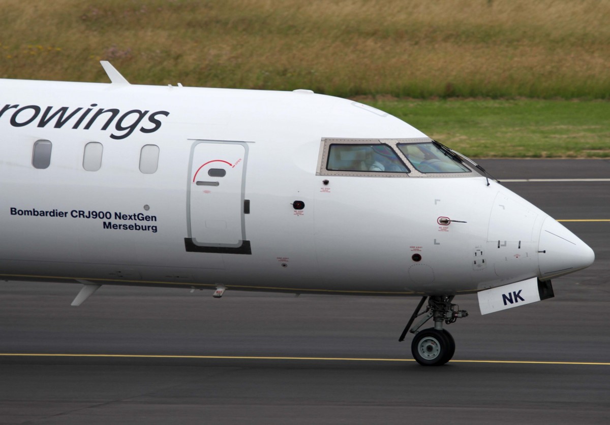 Lufthansa Regional (Eurowings), D-ACNK  Merseburg , Bombardier, CRJ-900 NG (Bug/Nose), 01.07.2013, DUS-EDDL, Dsseldorf, Germany 