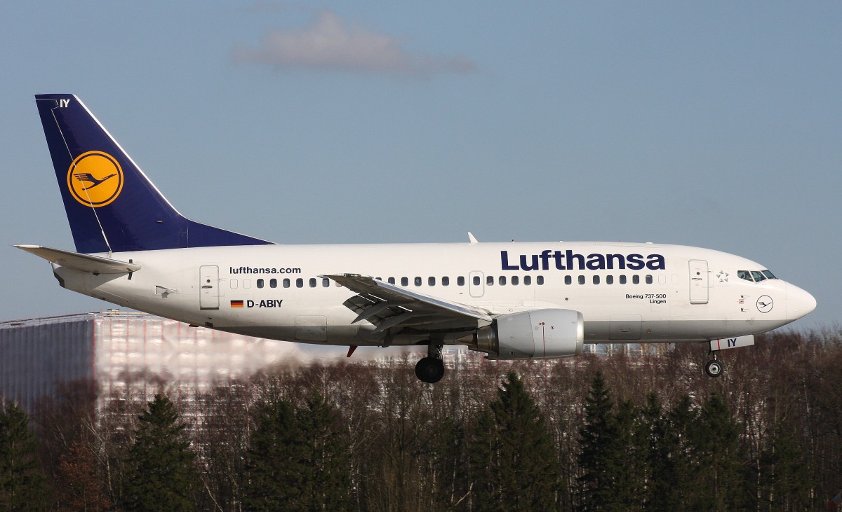Lufthansa,D-ABIY,(c/n25243),Boeing 737-530,23.02.2014,HAM-EDDH,Hamburg,Germany