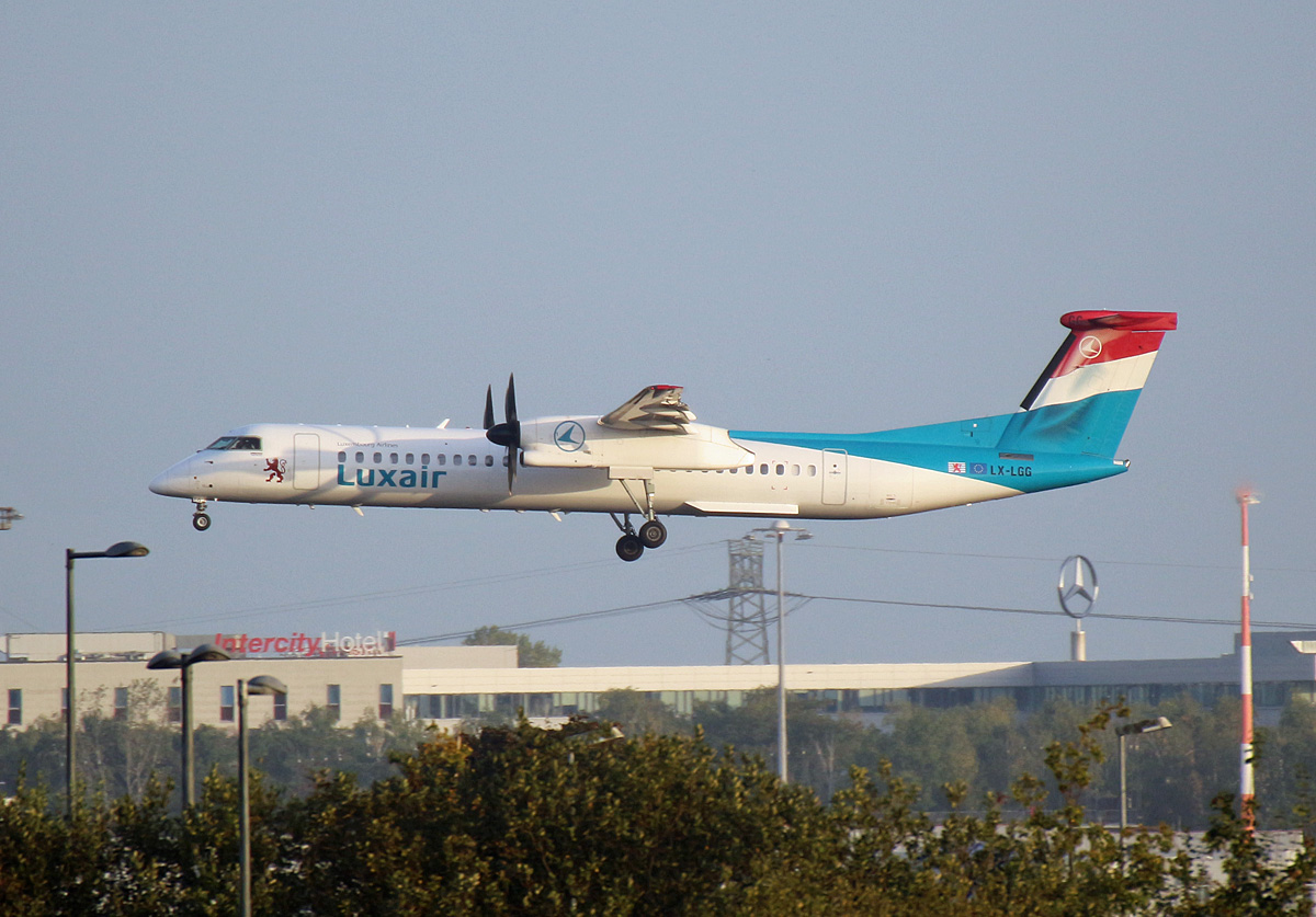 Luxair, DHC-8-402Q, LX-LGG, BER, 30.09.2023