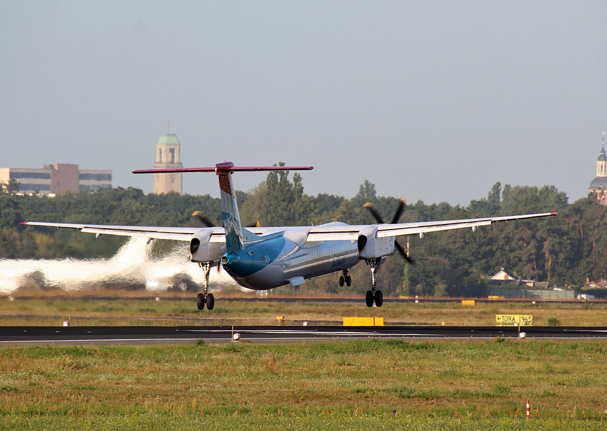 Luxair, DHC-8-402Q, LX-LQA, TXL, 06.09.2019