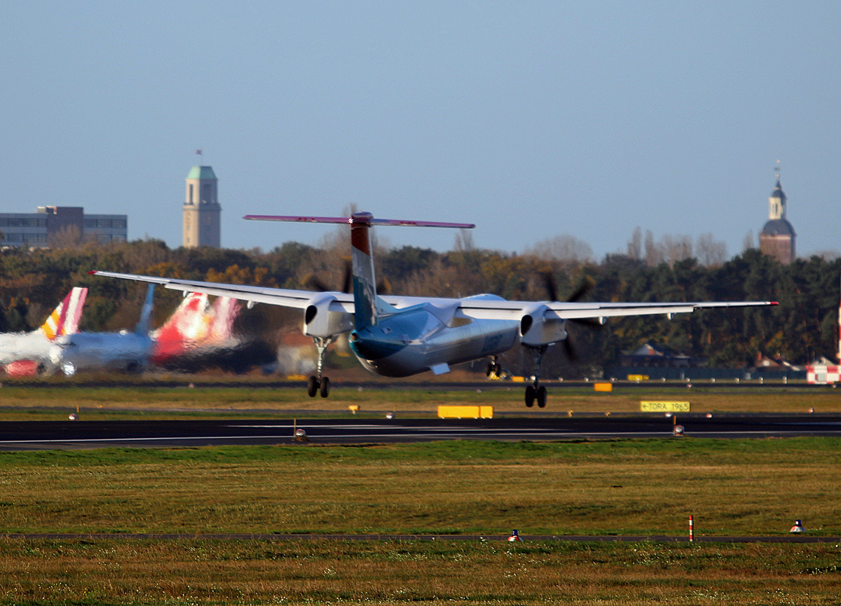 Luxair, DHC-8-402Q, LX-LQA, TXL, 30.10.2017