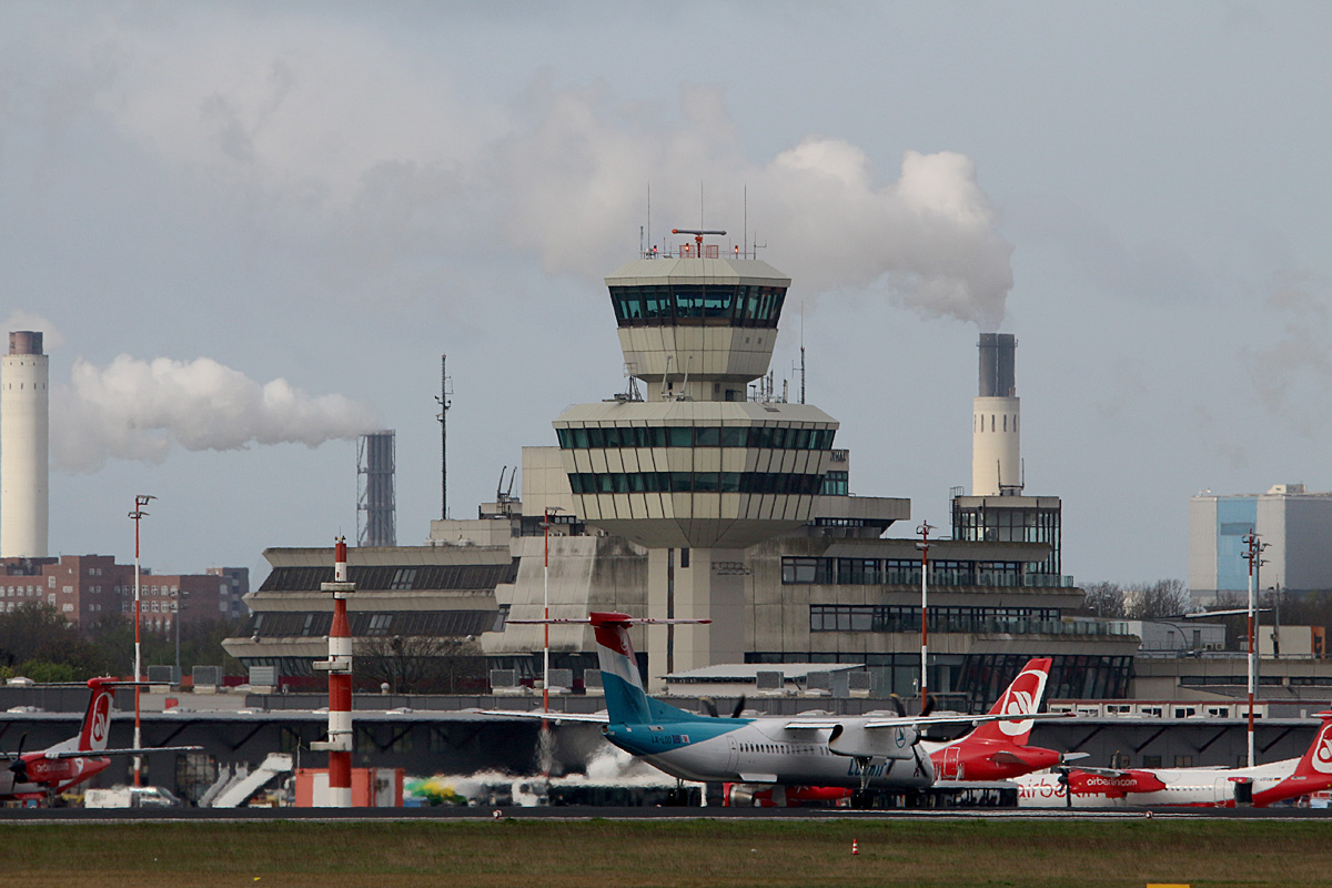 Luxair, DHC-8-402Q, LX-LQD, TXL, 14.04.2017