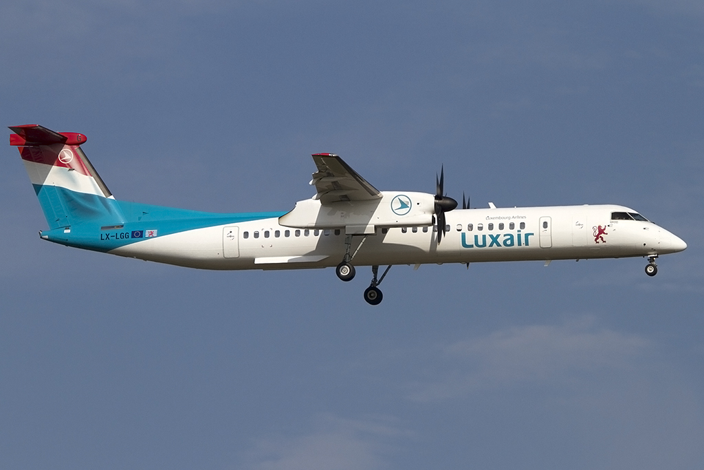 Luxair, LX-LGG, deHavilland, DHC-8Q-402, 28.09.2013, FRA, Frankfurt, Germany



