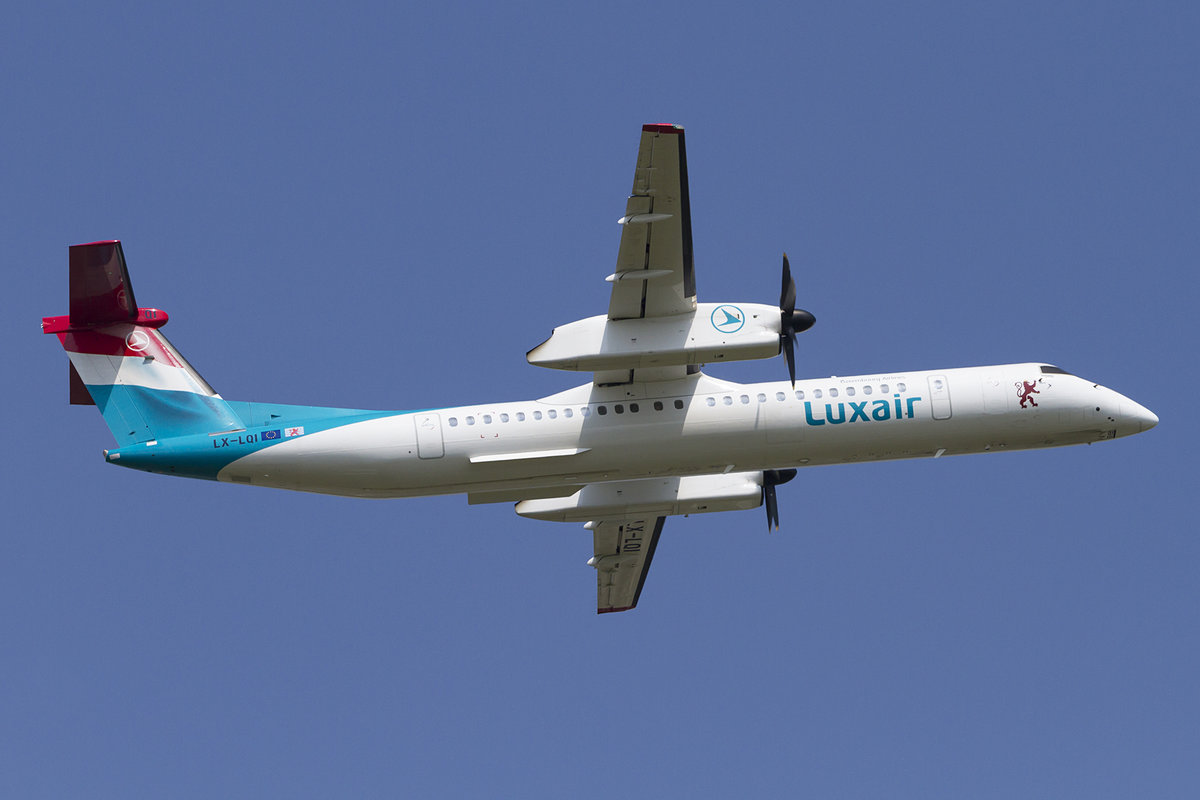 Luxair, LX-LQI, deHavilland, DHC-8Q-402, 20.05.2018, LUX, Luxemburg, Luxemburg


