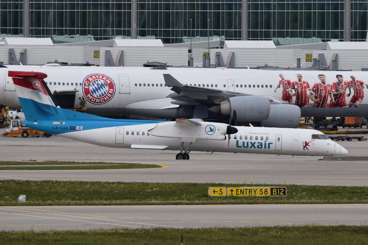 LX-LQA Luxair De Havilland Canada DHC-8-402Q Dash 8  , MUC , 02.10.2017