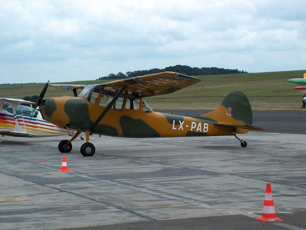 LX-PAB, Cessna Bird Dog auf der Bitburg Air Show, 24.07.2005