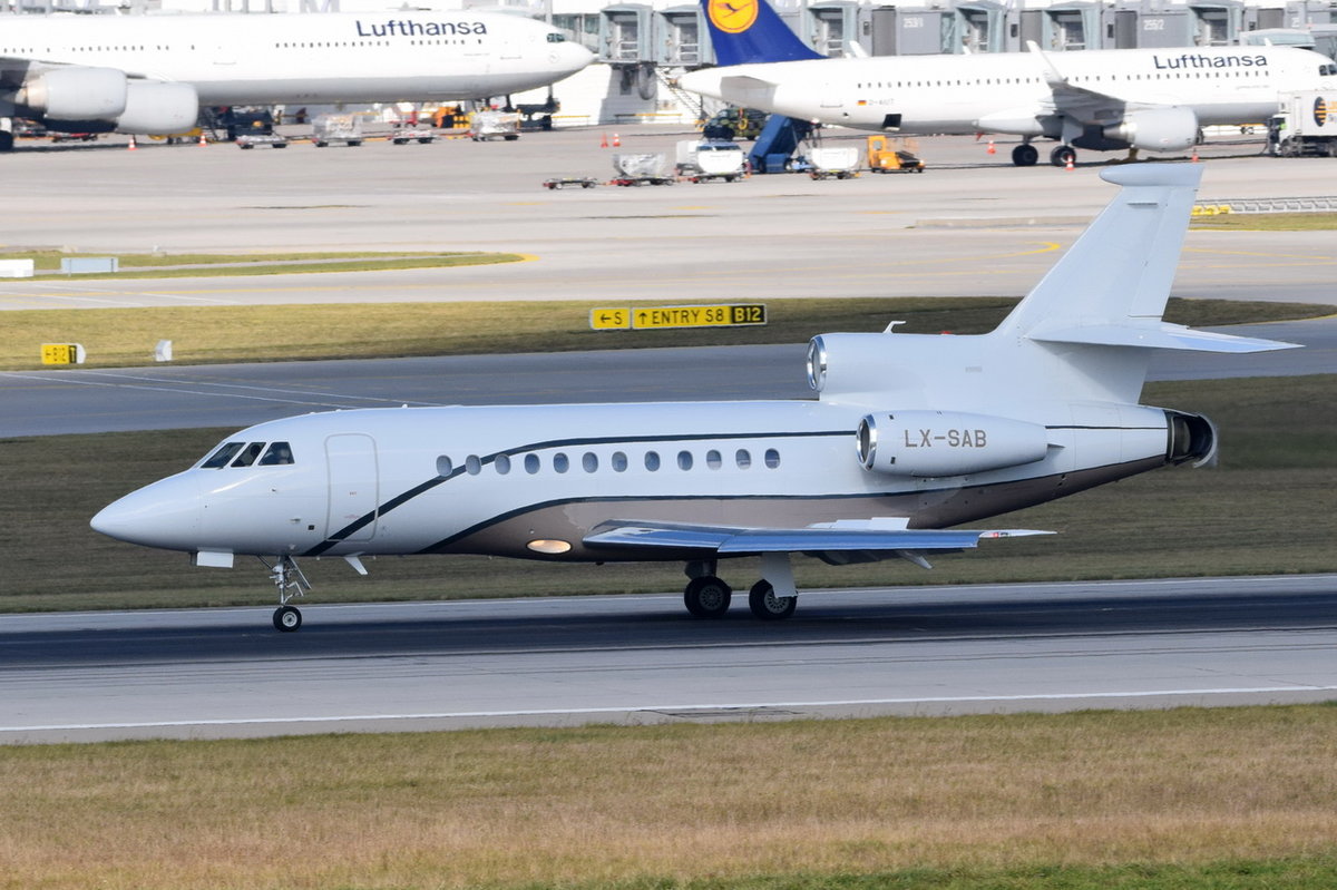 LX-SAB Global Jet Luxembourg Dassault Falcon 900DX   , MUC , 15.10.2016