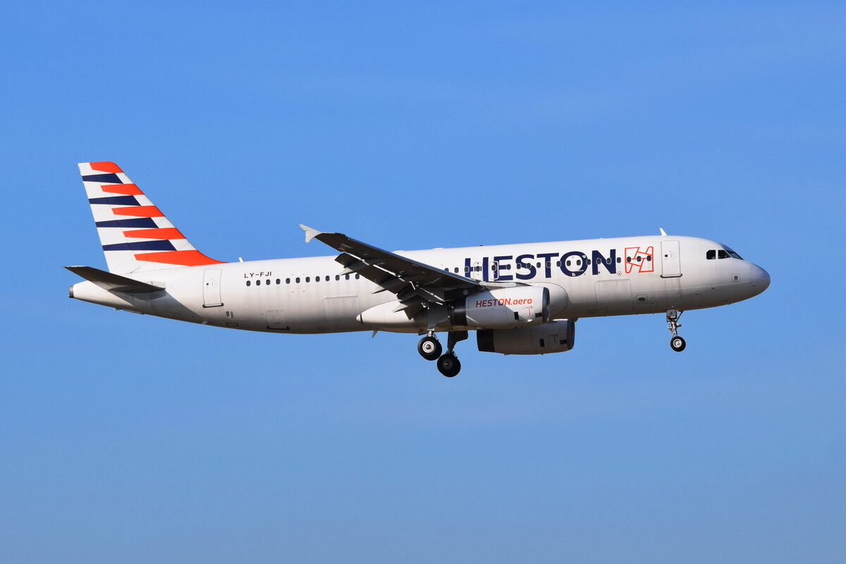 LY-FJI , Heston Airlines , Airbus A320-232 , 02.03.2022 , Berlin-Brandenburg  Willy Brandt  , BER , 