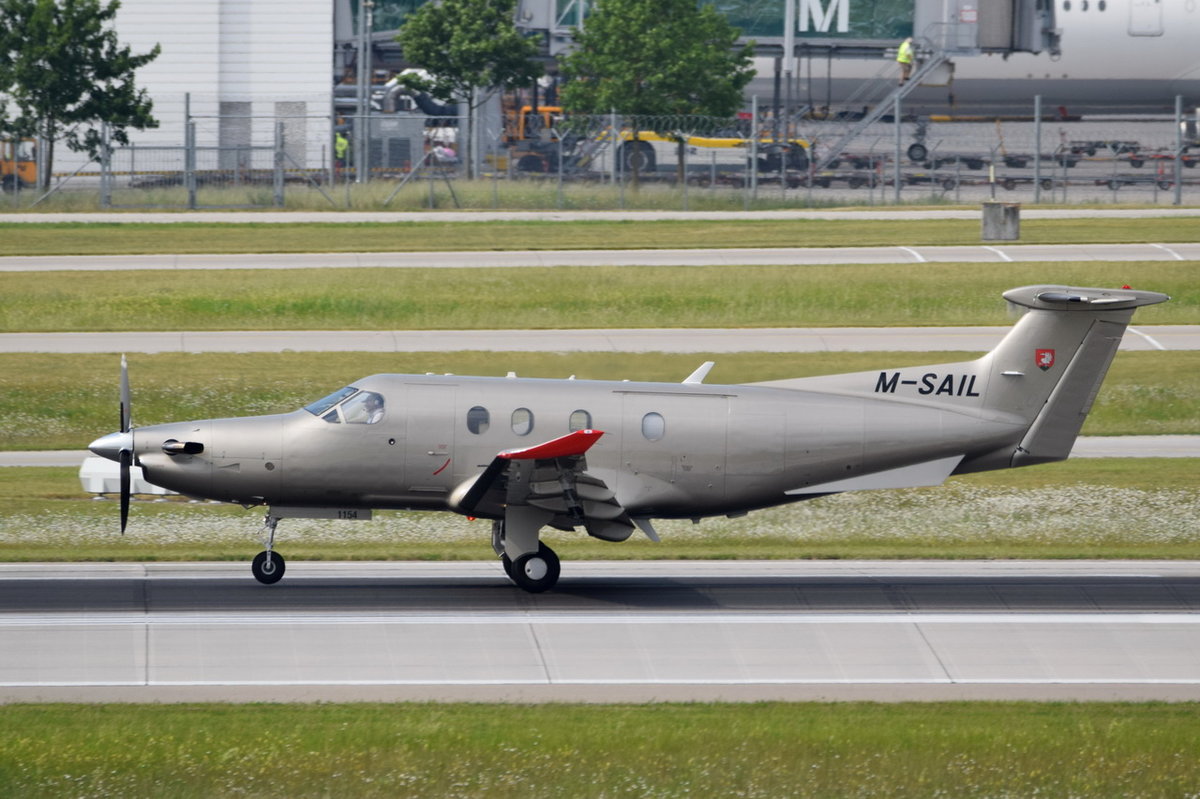 M-SAIL Private Pilatus PC-12  , MUC , 02.06.2017