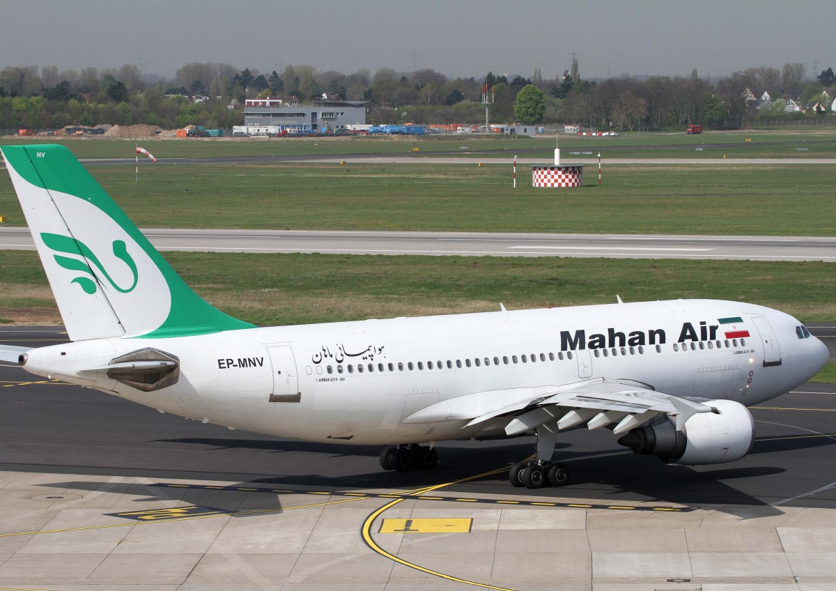 Mahan Air, EP-MNV, Airbus, A 310-300 ET, 02.04.2014, DUS-EDDL, Dsseldorf, Germany
