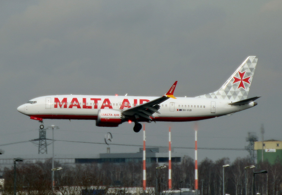 Malta Air, Boeing B 737 MAX 8, 9H.VUB, BER, 13.02.2024
