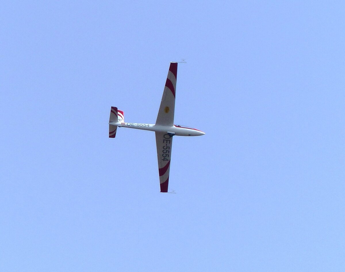Marganski S-1 Swift, OE-5554 über Gera (EDAJ), 22.7.2021