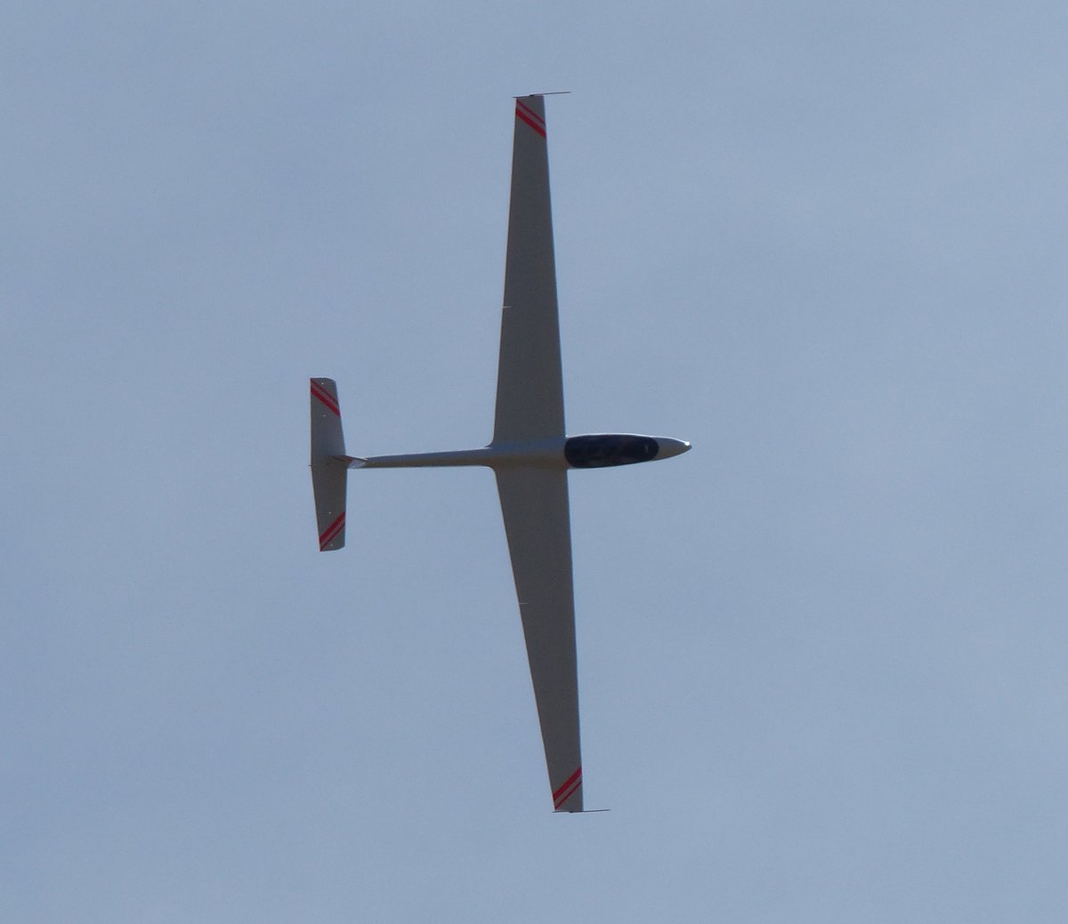 Marganski Swift S-1, D-5542 in Rückenlage über Gera (EDAJ) am 20.8.2016