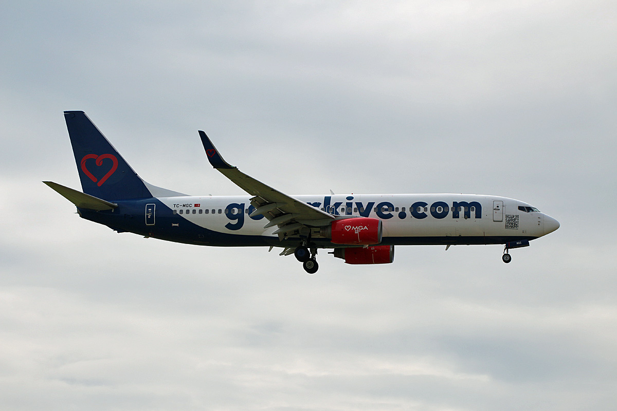 Mavi Gok Aviation, Boeing B 737-83N, TC-MGC, BER, 23.07.2023