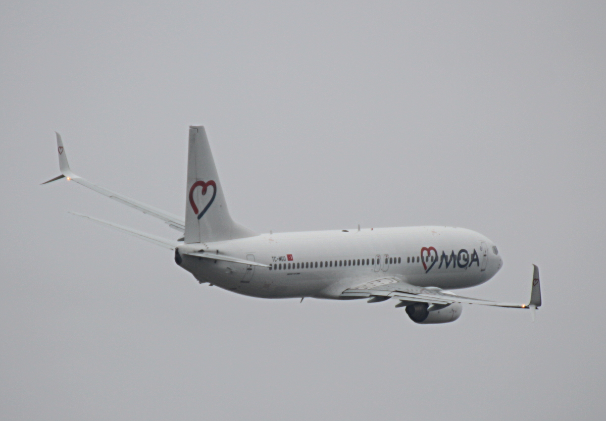 Mavi Gok Aviation, Boeing B 737-85F, TC-MGO, BER, 12.04.2026