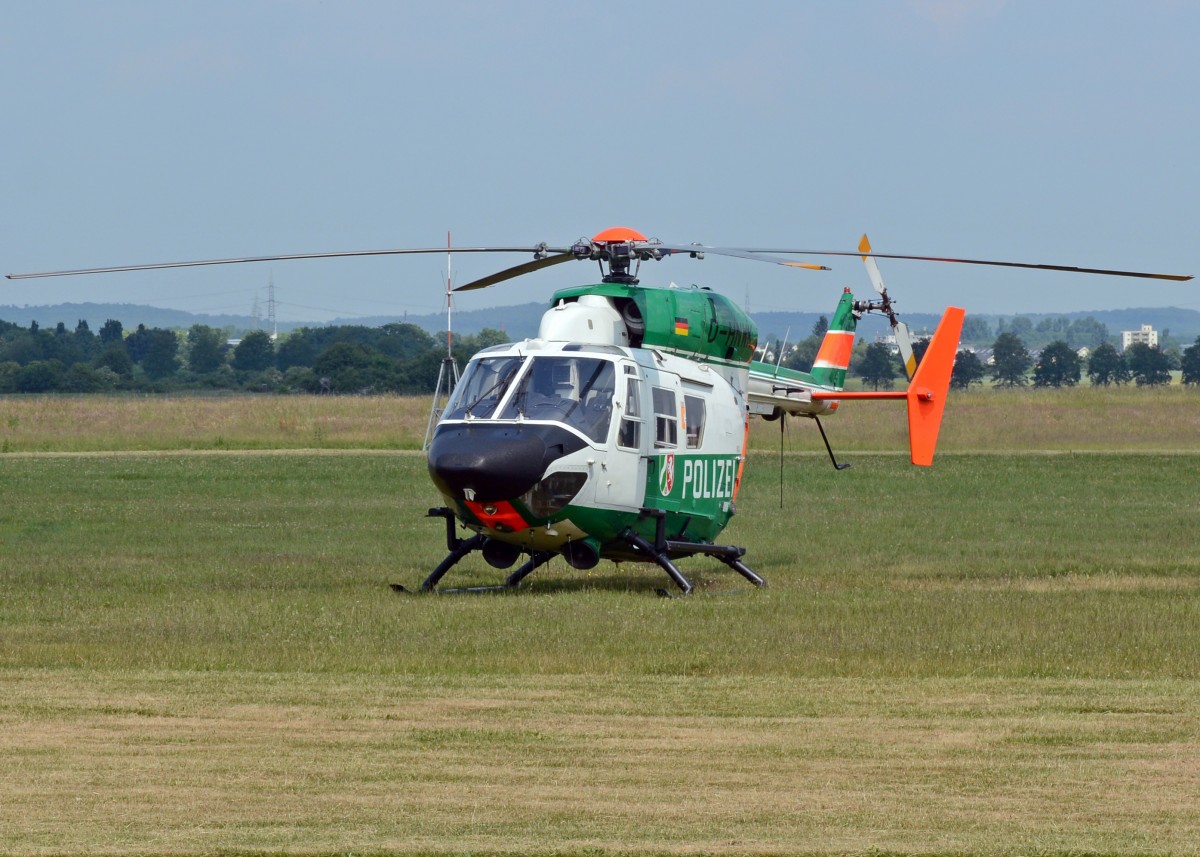 MBB BK-117B-1, Polizei NRW D-HNWK in EDKB - 03.06.2014