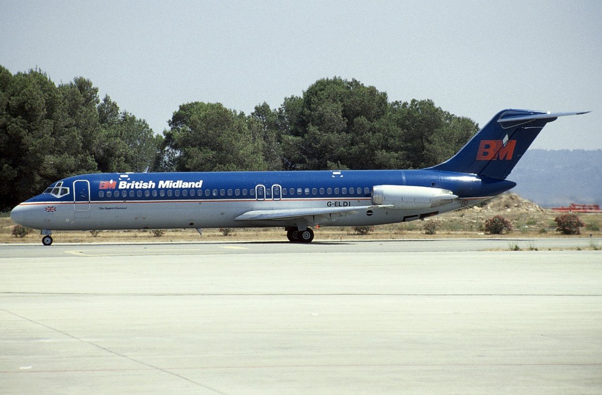 McDonnell Douglas DC-9-32 - BD BMA British Midland - 47559 - G-ELDI - 1994 - PMI