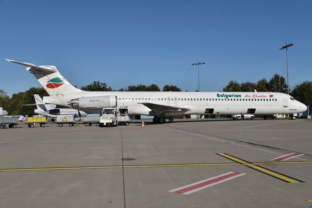 McDonnell Douglas MD-82 - 1T BUC Bulgarian Air Charter - 49795 - LZ-LDW - 27.09.2018 - CGN
