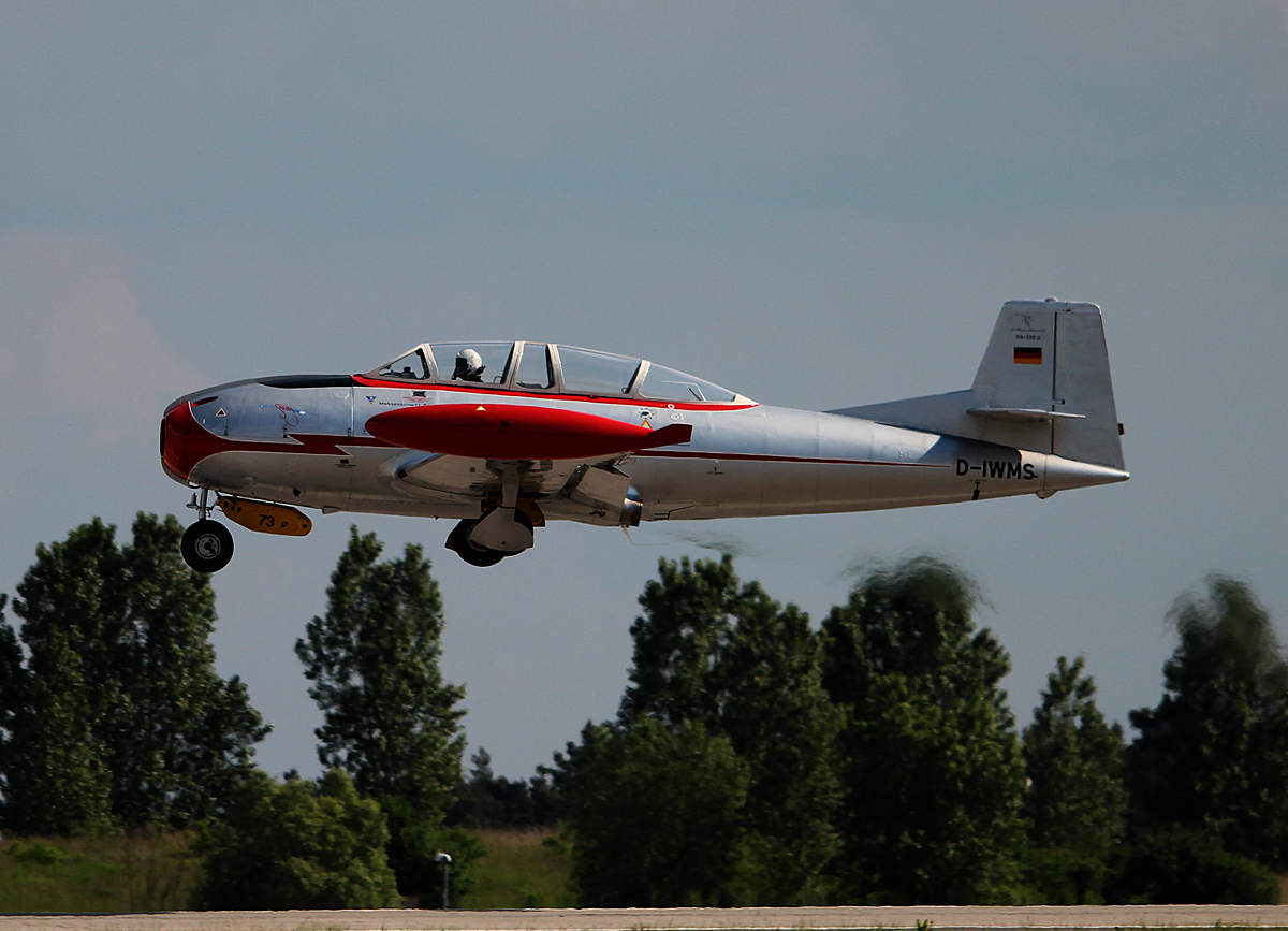 Messerschmitt Stiftung, Hispano Aviacion, HA-200D Seata, D-IWMS, ILA 2014. 20.05.2014