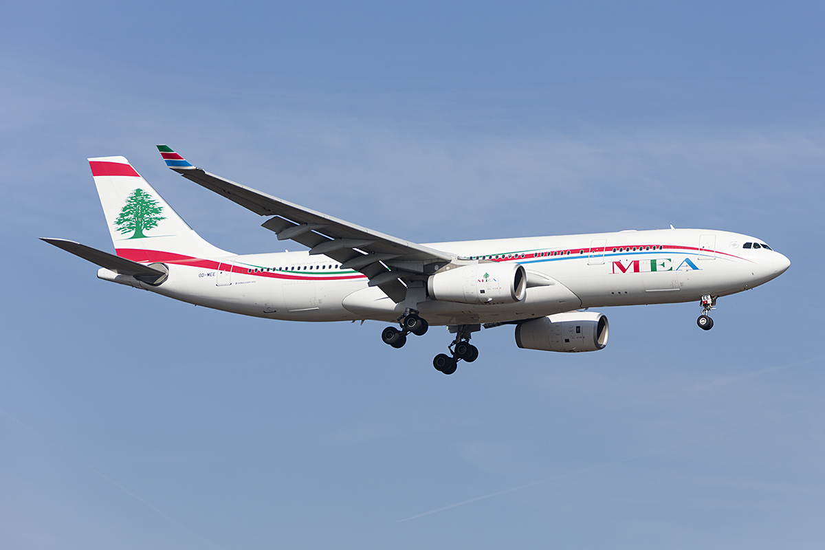 Middle East Airlines, OD-MEE, Airbus, A330-243, 24.03.2018, FRA, Frankfurt, Germany 


