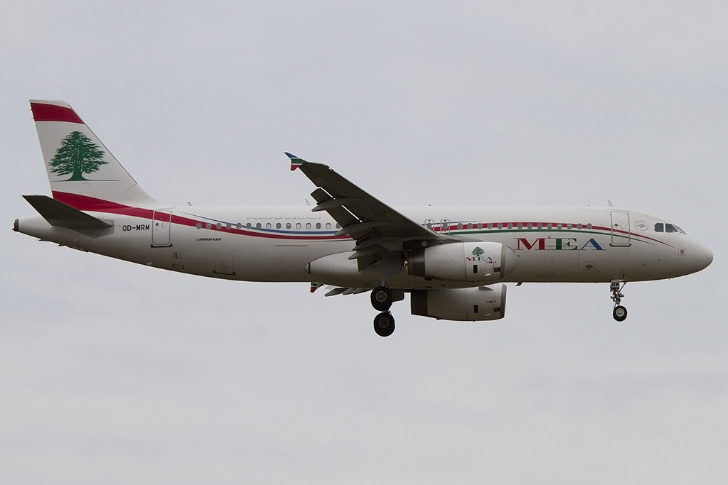 Middle East Airlines, OD-MRM, Airbus, A320-232, 08.06.2015, FRA, Frankfurt, Germany 



